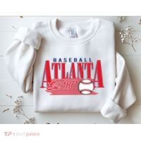 Retro Baseball Atlanta Est 1871 Sweatshirt thumb 2
