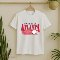 Retro Baseball Atlanta Est 1871 T-Shirt thumb 2