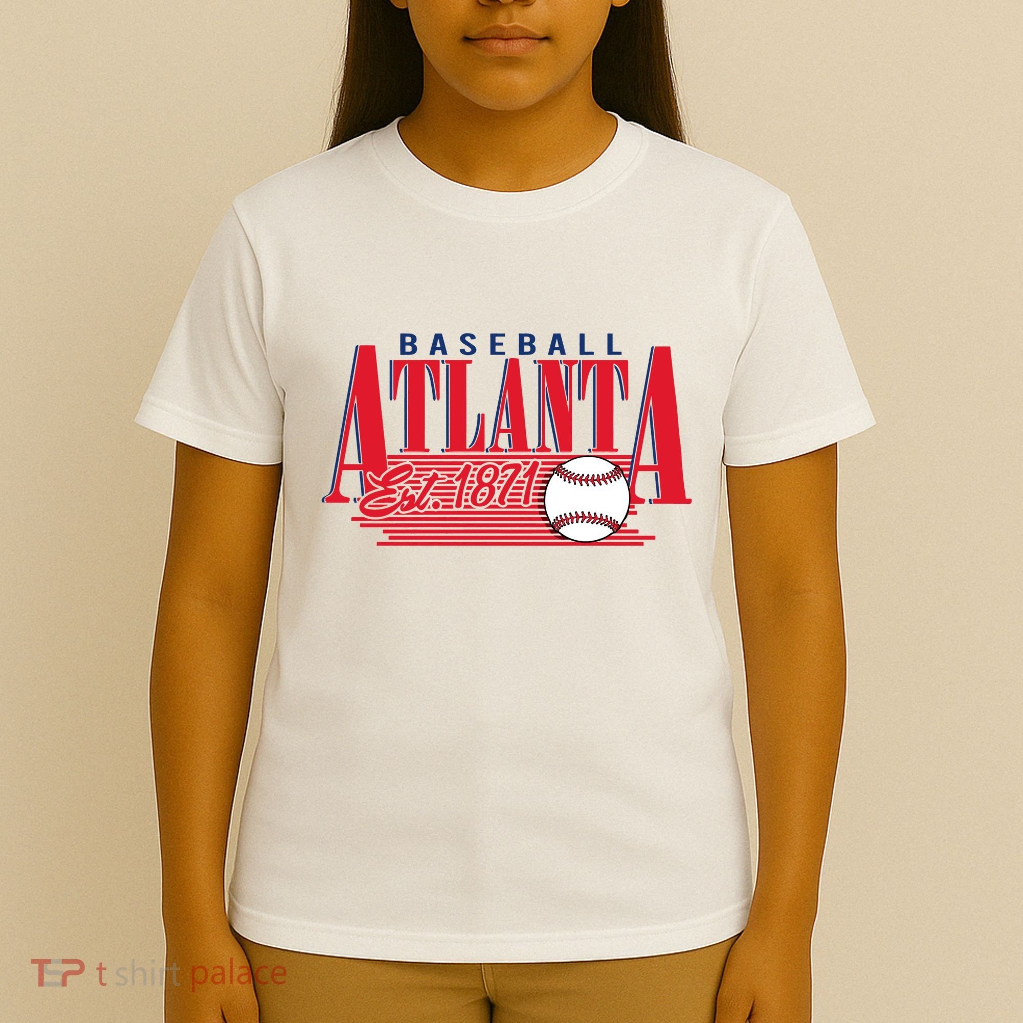 Retro Baseball Atlanta Est 1871 T-Shirt