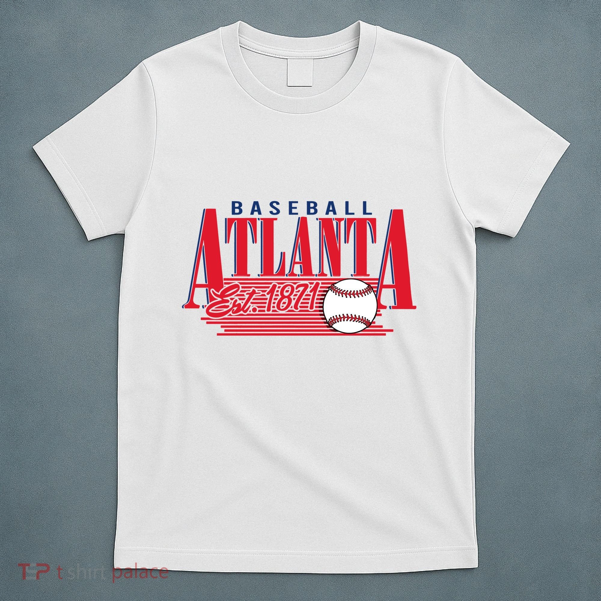 Retro Baseball Atlanta Est 1871 T-Shirt