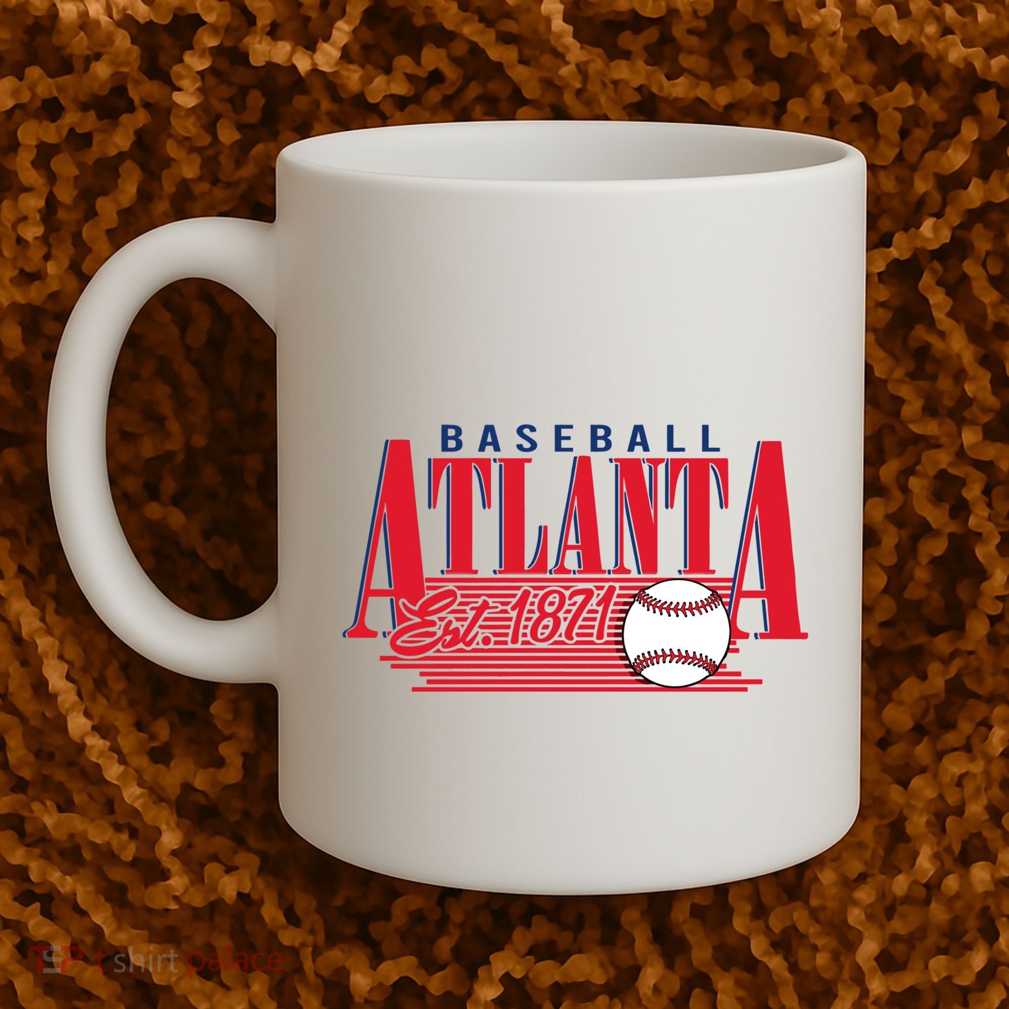 Retro Baseball Atlanta Est 1871 Coffee Mug