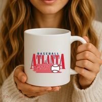 Retro Baseball Atlanta Est 1871 Coffee Mug thumb 3