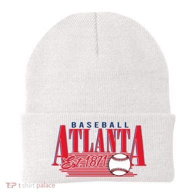 Retro Baseball Atlanta Est 1871 Beanie