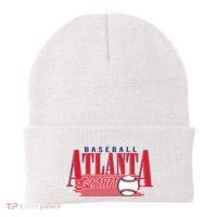 Retro Baseball Atlanta Est 1871 Beanie thumb 0
