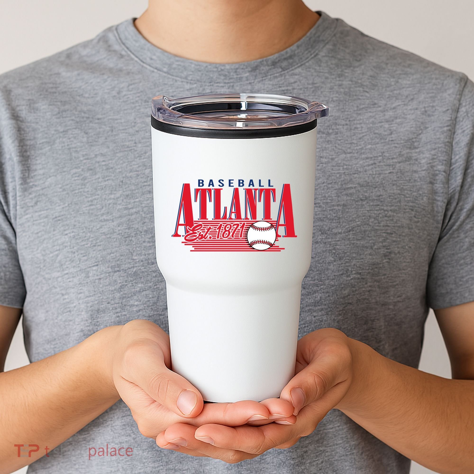 Retro Baseball Atlanta Est 1871 Tumbler