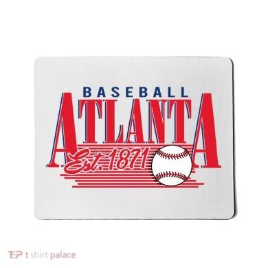 Retro Baseball Atlanta Est 1871 Mousepad