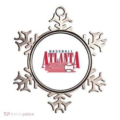 Retro Baseball Atlanta Est 1871 Ornament