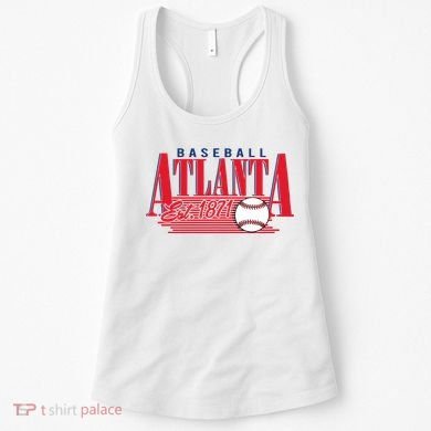 Retro Baseball Atlanta Est 1871 Women's Tank Top