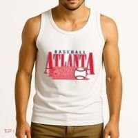 Retro Baseball Atlanta Est 1871 Tank Top thumb 3