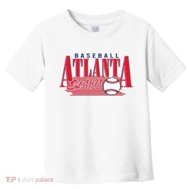 Retro Baseball Atlanta Est 1871 Toddler T-Shirt