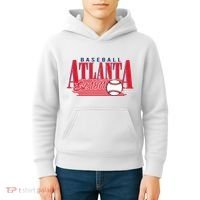 Retro Baseball Atlanta Est 1871 Kids Hoodie thumb 4