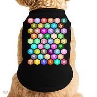 Rainbow Bangla Alphabets Letters Learning Bengali Doggie Tank thumb 0