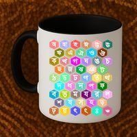 Rainbow Bangla Alphabets Letters Learning Bengali Coffee Mug thumb 2