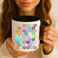 Rainbow Bangla Alphabets Letters Learning Bengali Coffee Mug thumb 3