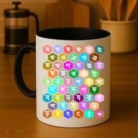 Rainbow Bangla Alphabets Letters Learning Bengali Coffee Mug thumb 4