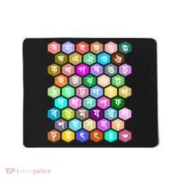 Rainbow Bangla Alphabets Letters Learning Bengali Mousepad thumb 0