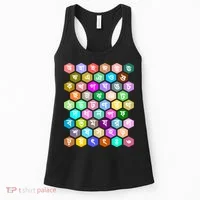 Rainbow Bangla Alphabets Letters Learning Bengali Women's Tank Top thumb 0