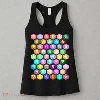 Rainbow Bangla Alphabets Letters Learning Bengali Women's Tank Top thumb 3