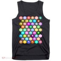 Rainbow Bangla Alphabets Letters Learning Bengali Tank Top thumb 0