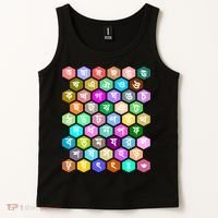 Rainbow Bangla Alphabets Letters Learning Bengali Tank Top thumb 2