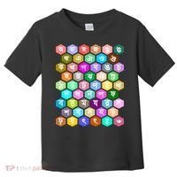 Rainbow Bangla Alphabets Letters Learning Bengali Toddler T-Shirt thumb 0