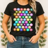 Rainbow Bangla Alphabets Letters Learning Bengali Women's T-Shirt thumb 2