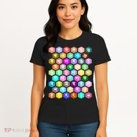 Rainbow Bangla Alphabets Letters Learning Bengali Women's T-Shirt thumb 4
