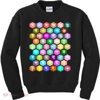 Rainbow Bangla Alphabets Letters Learning Bengali Kids Sweatshirt thumb 0