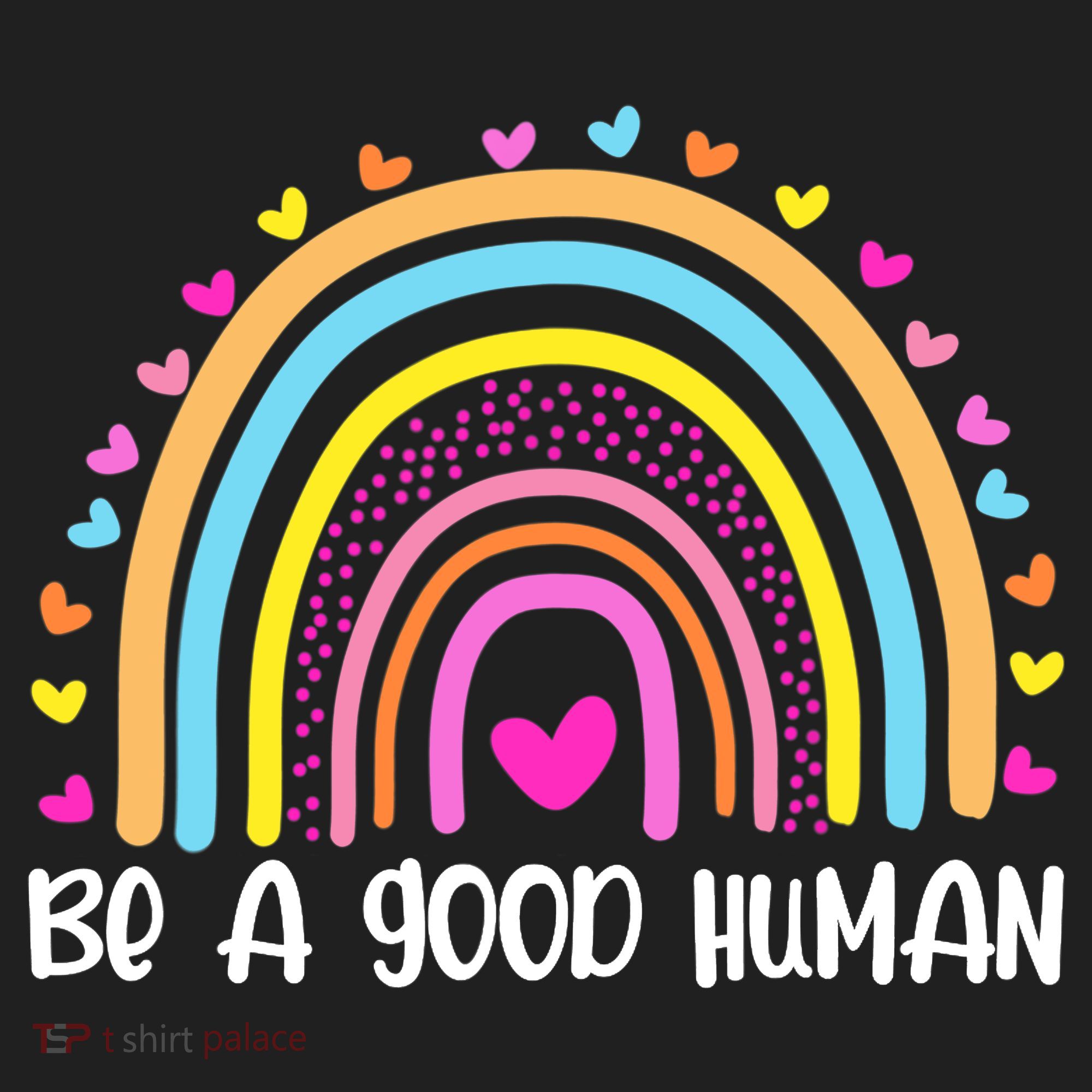 Retro Be A Good Human Saying Kindness Quote Positive Message Tumbler