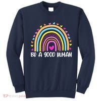 Retro Be A Good Human Saying Kindness Quote Positive Message Sweatshirt thumb 0