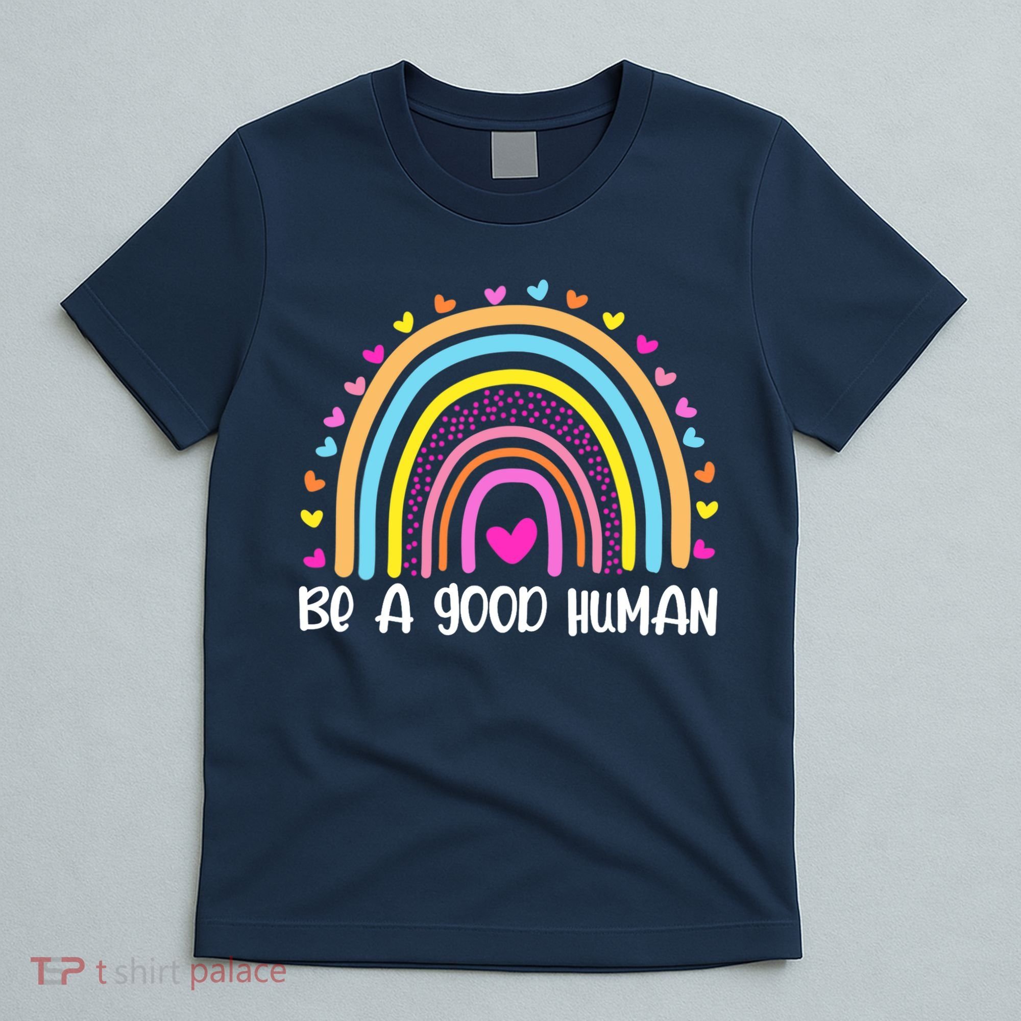 Retro Be A Good Human Saying Kindness Quote Positive Message T-Shirt
