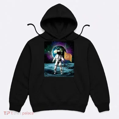 Retro Bitcoin Astronaut Hoodie
