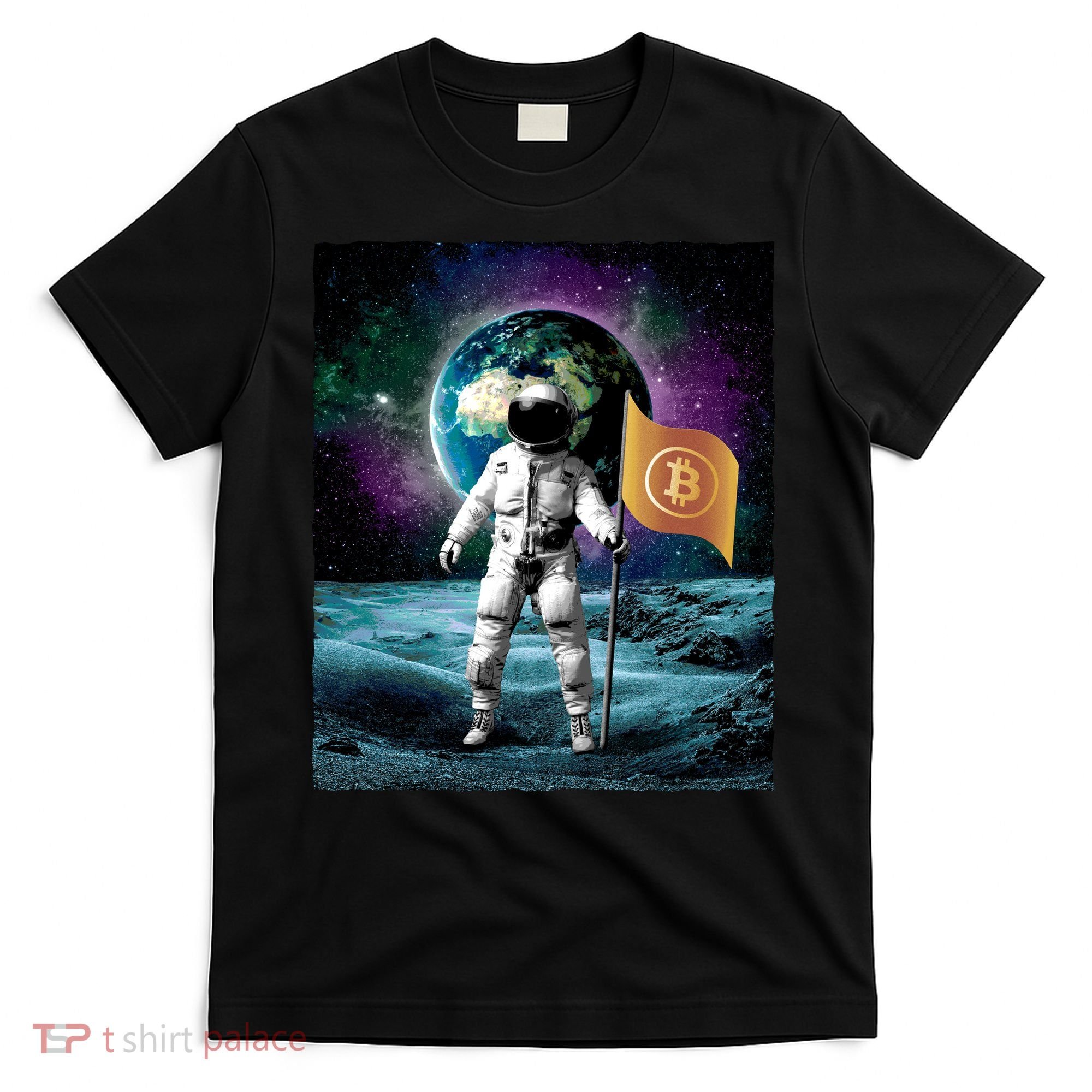 Retro Bitcoin Astronaut T-Shirt
