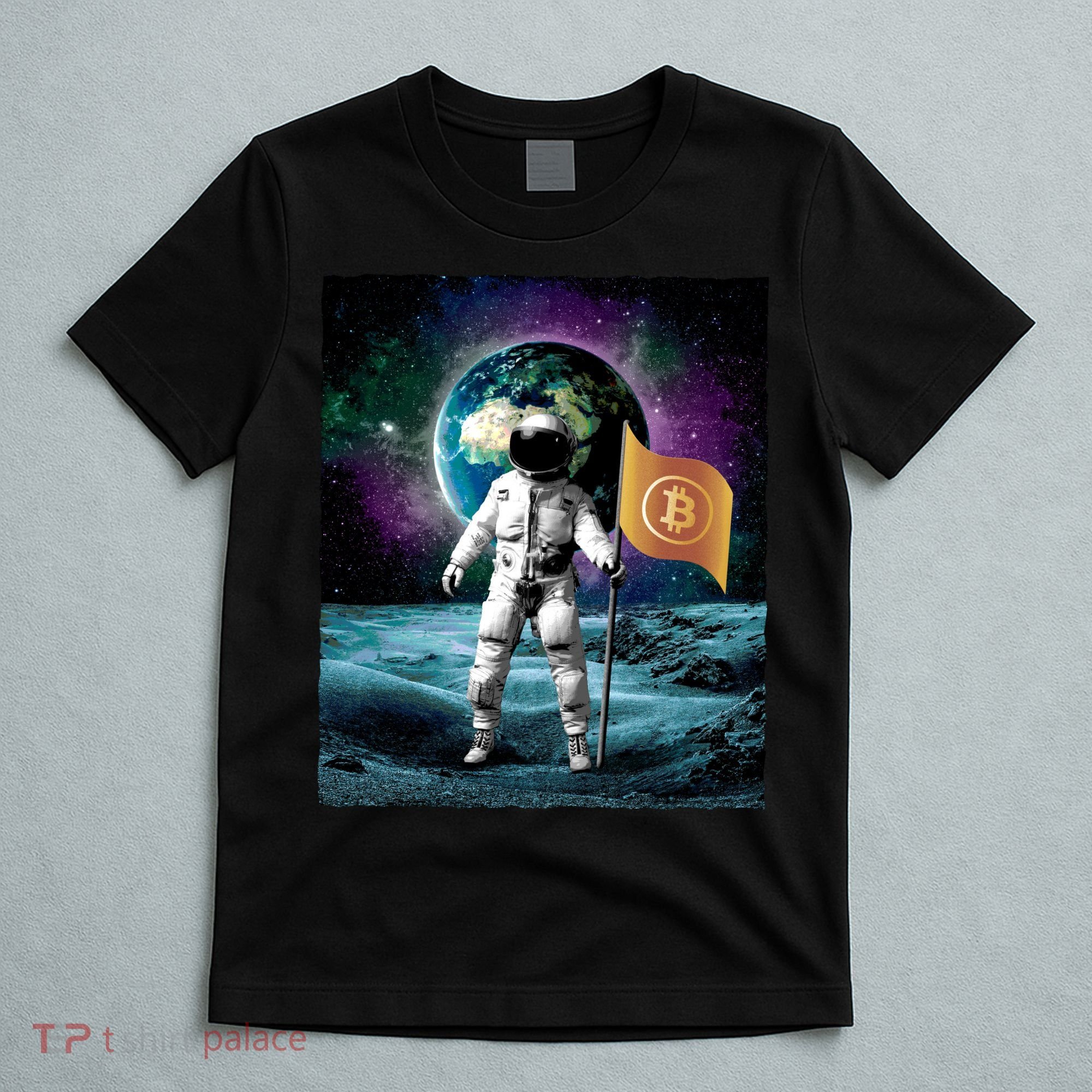 Retro Bitcoin Astronaut T-Shirt