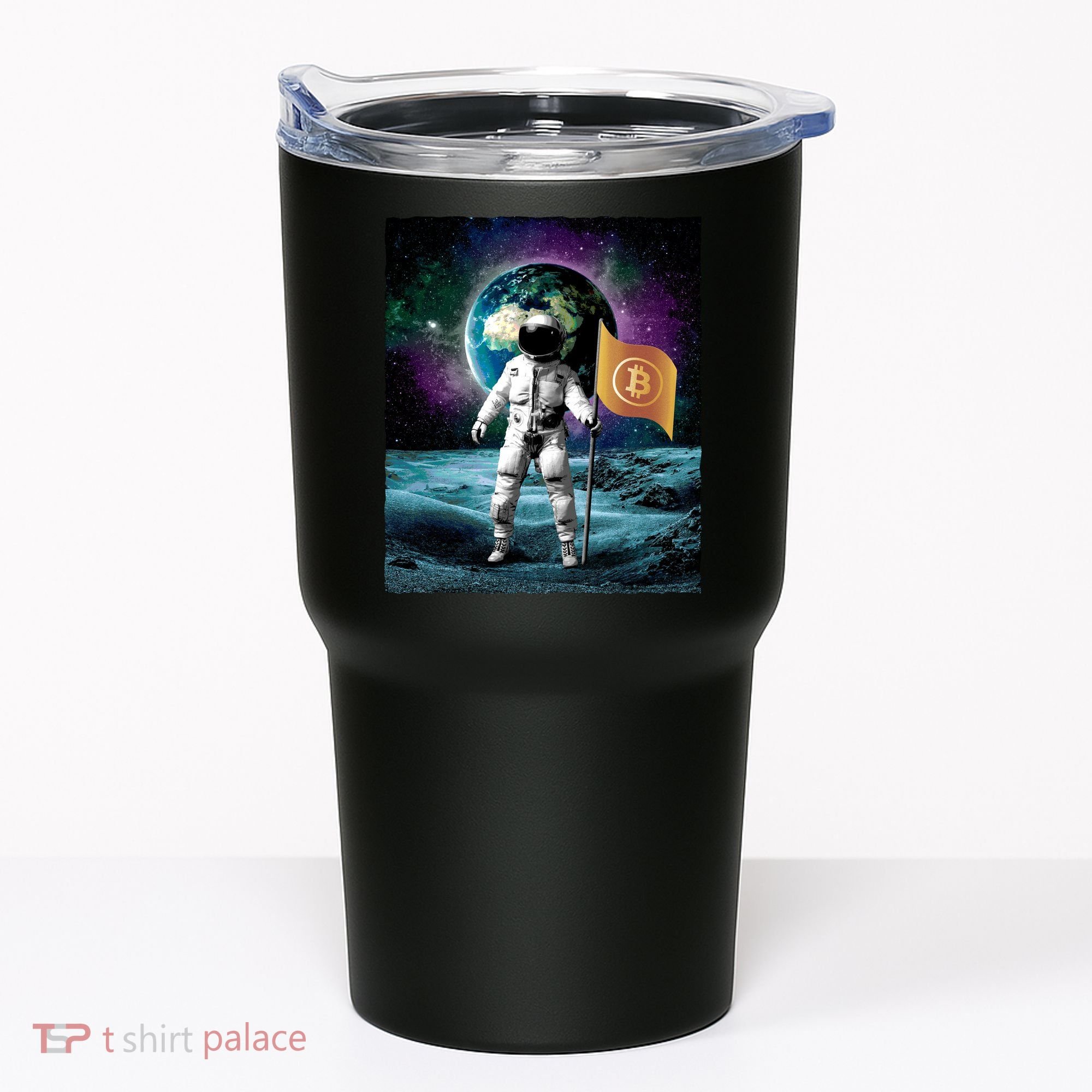 Retro Bitcoin Astronaut Tumbler