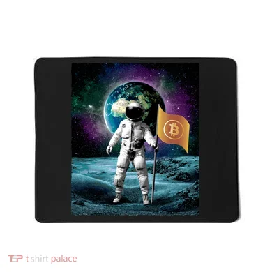 Retro Bitcoin Astronaut Mousepad