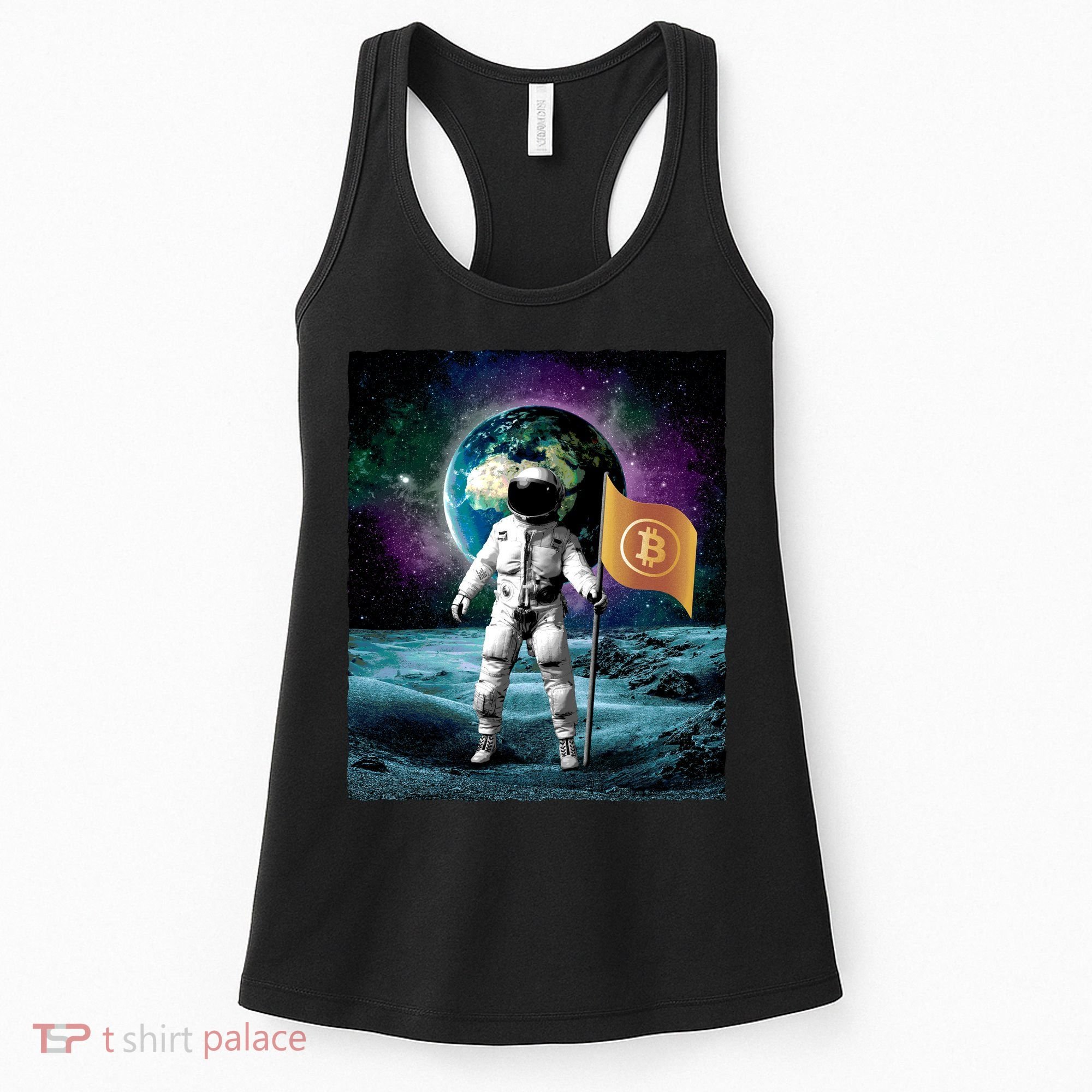 Retro Bitcoin Astronaut Women's Tank Top