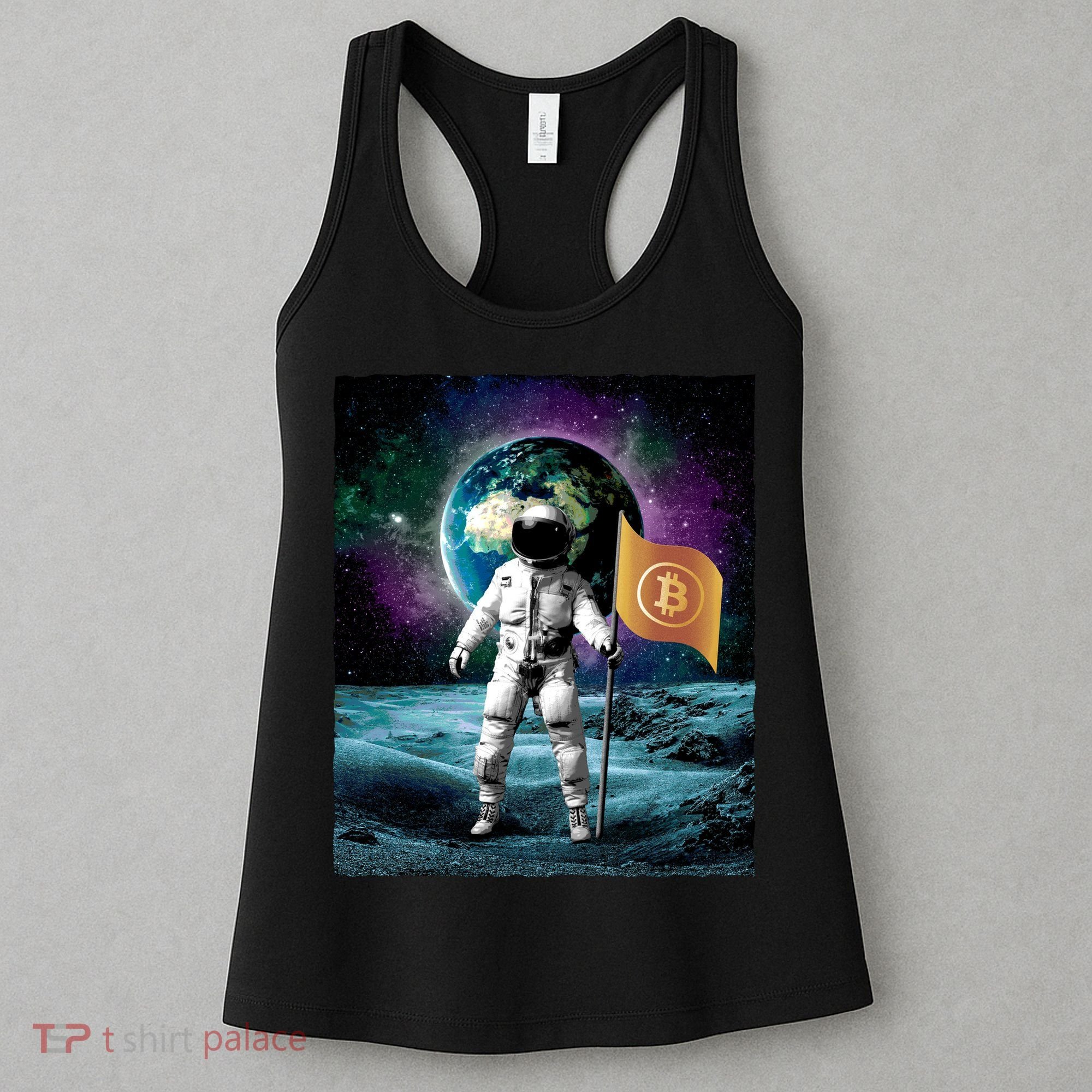 Retro Bitcoin Astronaut Women's Tank Top
