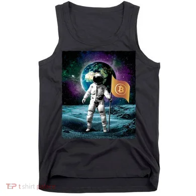 Retro Bitcoin Astronaut Tank Top
