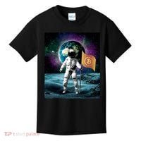 Retro Bitcoin Astronaut Kids T-Shirt thumb 0