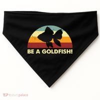 Retro Be A Goldfish USA-Made Doggie Bandana thumb 0