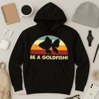 Retro Be A Goldfish Hoodie thumb 3