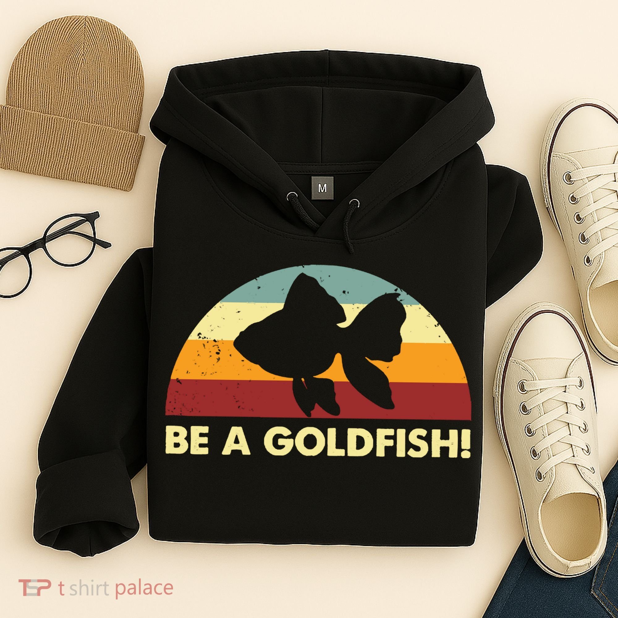 Retro Be A Goldfish Hoodie