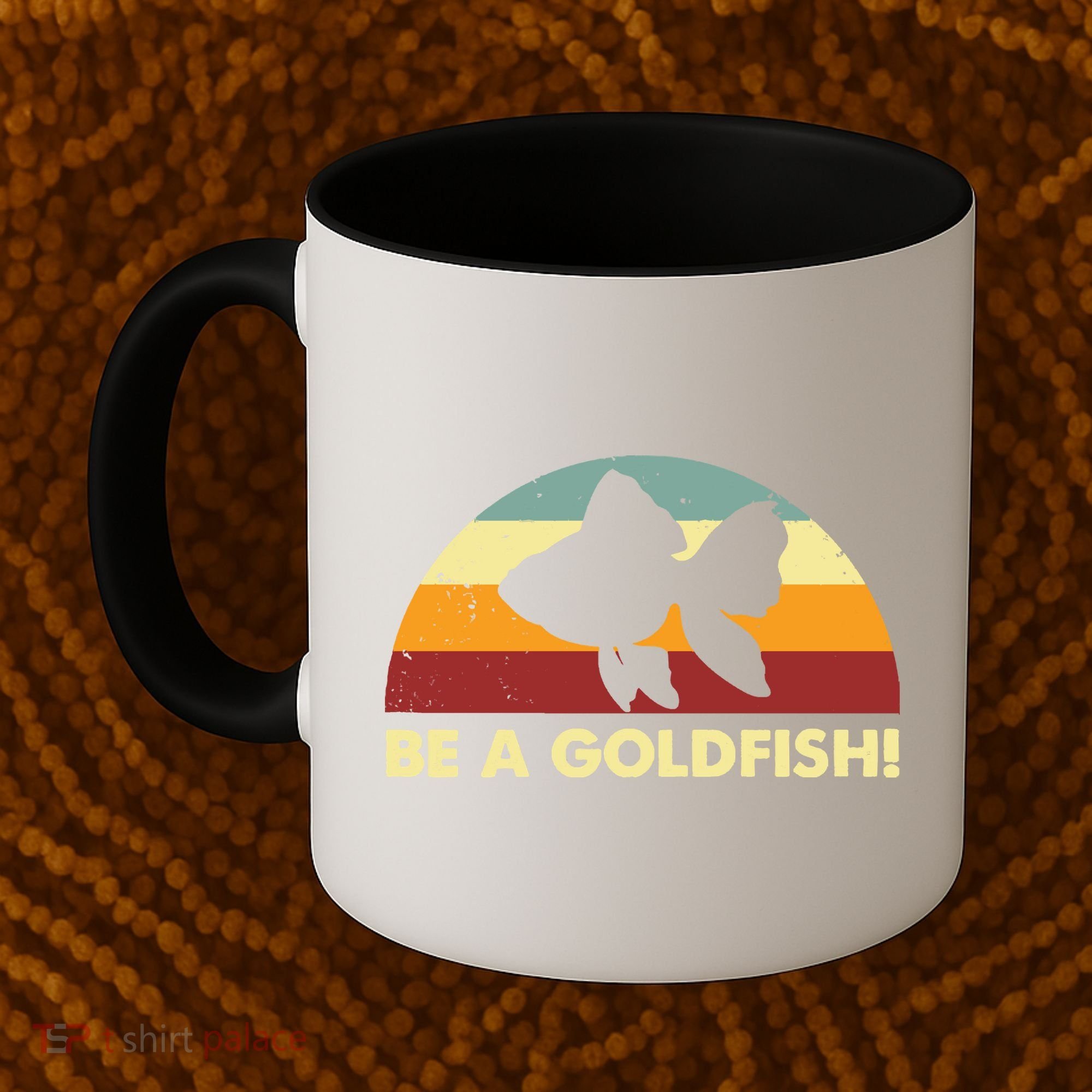 Retro Be A Goldfish Coffee Mug