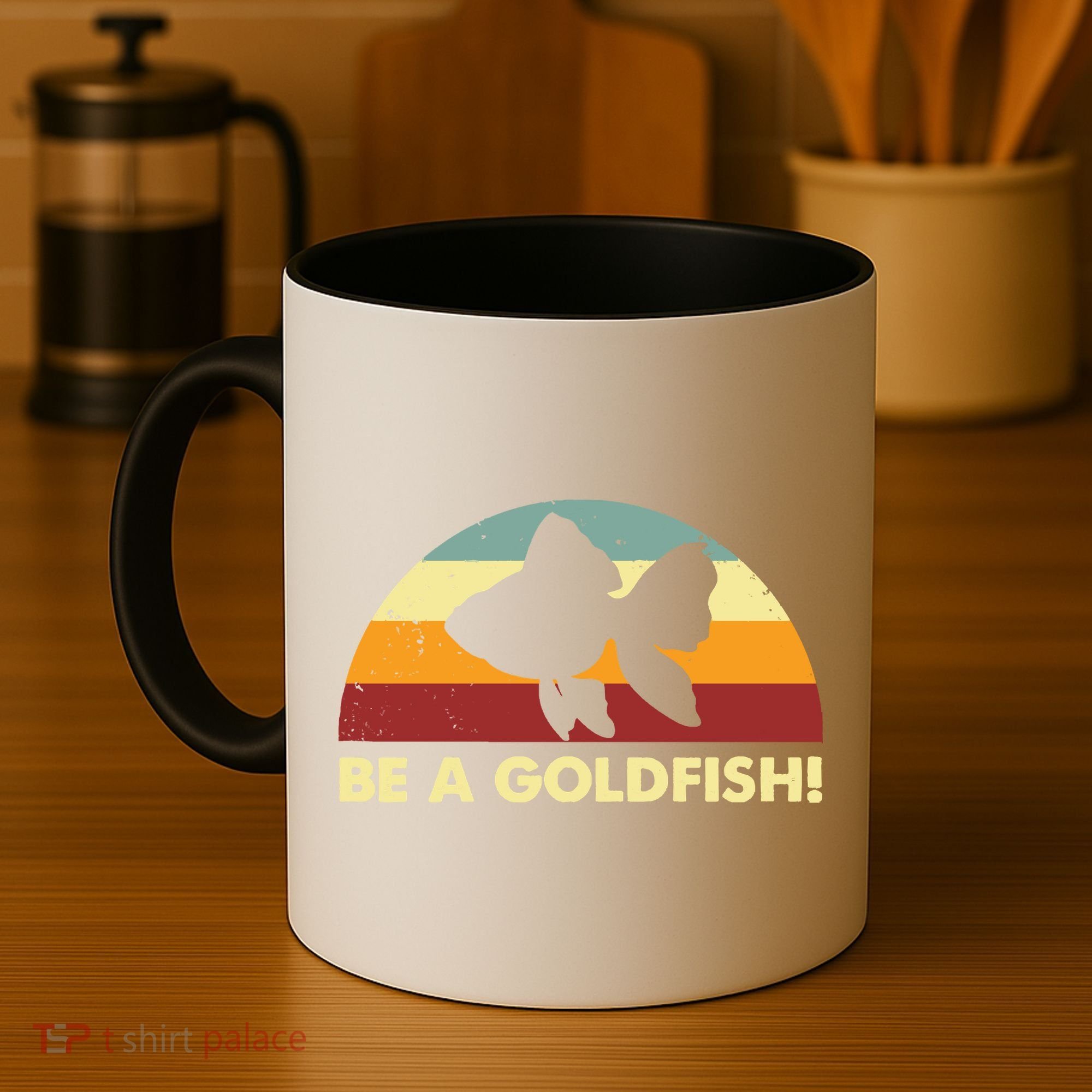 Retro Be A Goldfish Coffee Mug