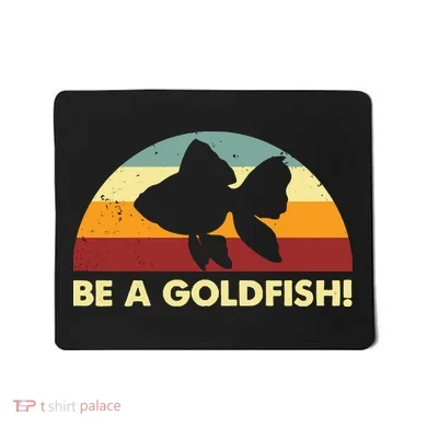 Retro Be A Goldfish Mousepad