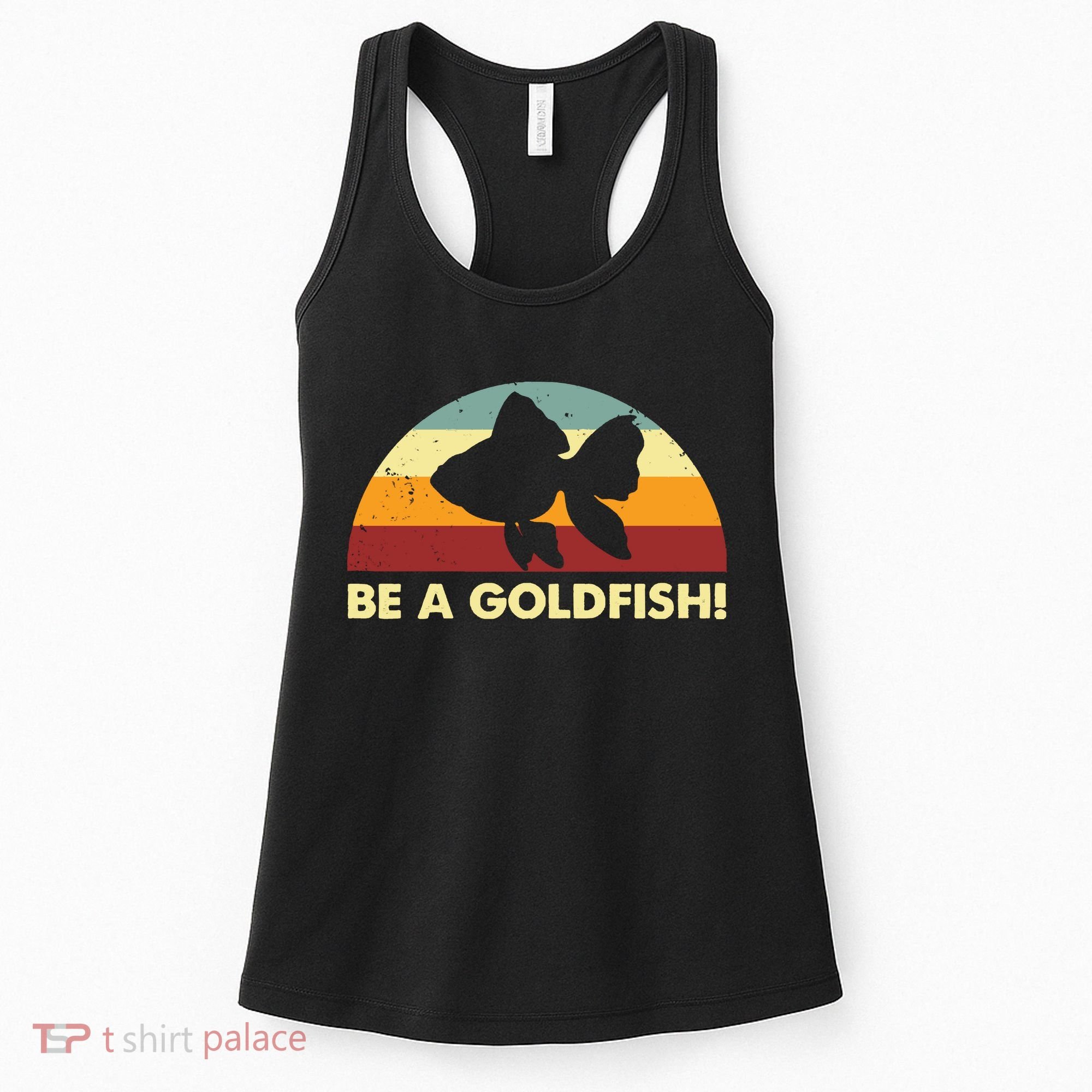 Retro Be A Goldfish Women's Tank Top