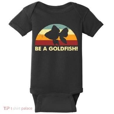 Retro Be A Goldfish Baby Bodysuit