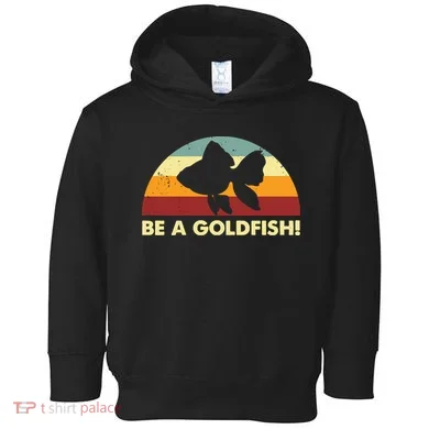 Retro Be A Goldfish Toddler Hoodie