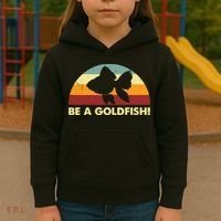 Retro Be A Goldfish Kids Hoodie thumb 3